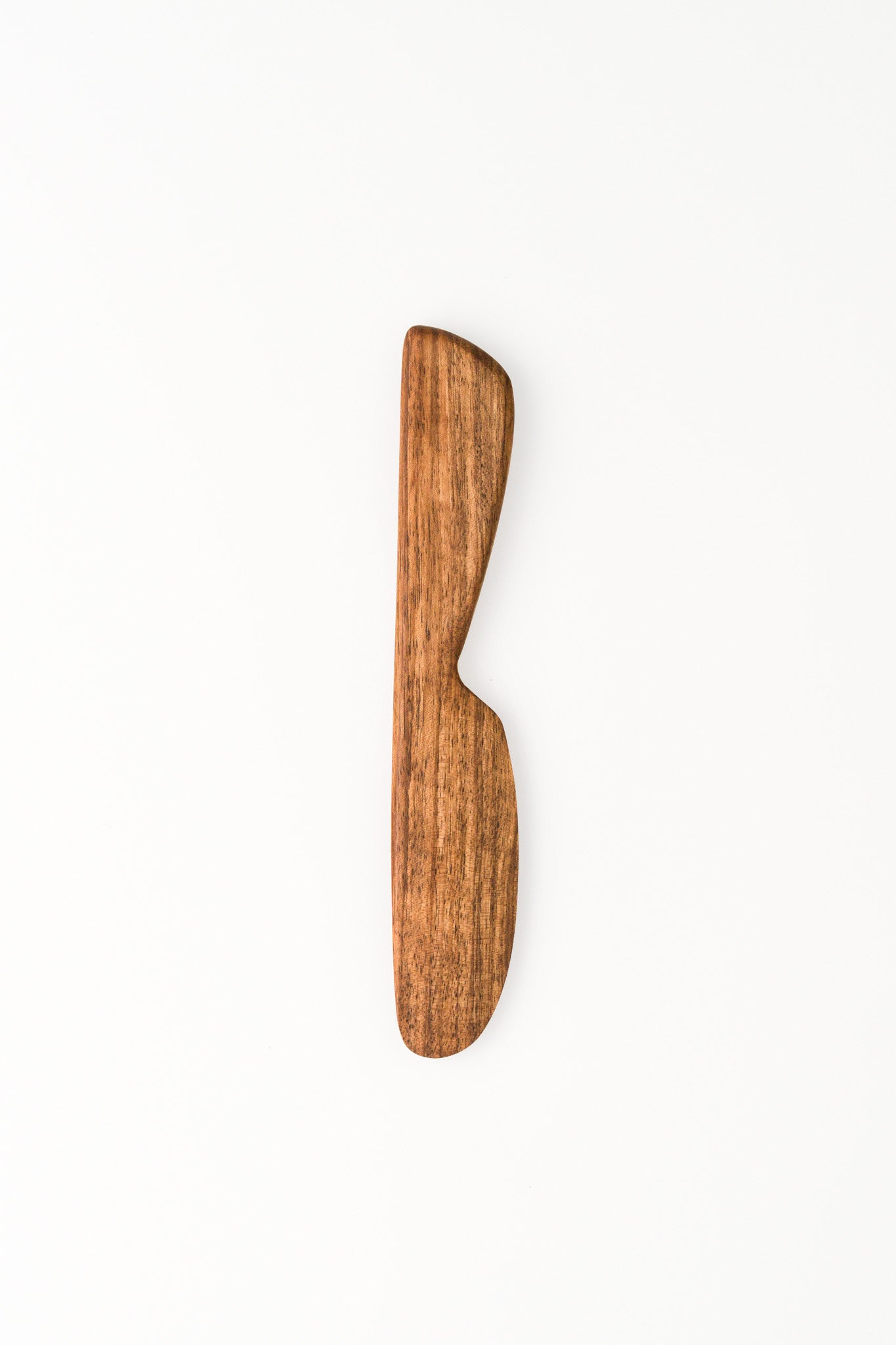 Couteau à beurre / Tartineur artisanal en noyer massif