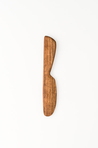 Couteau à beurre / Tartineur artisanal en noyer massif