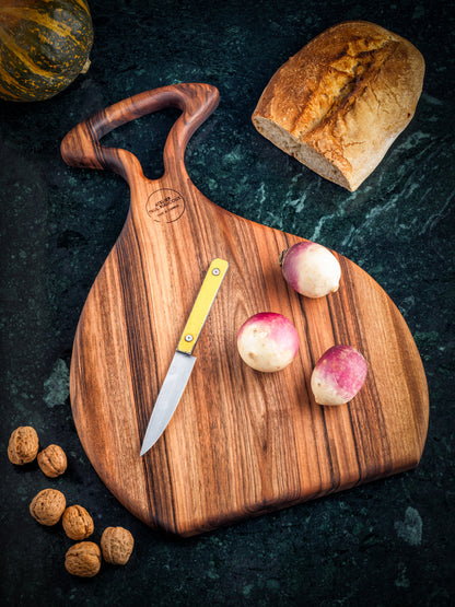 Planche à découper artisanale en noyer massif - #6